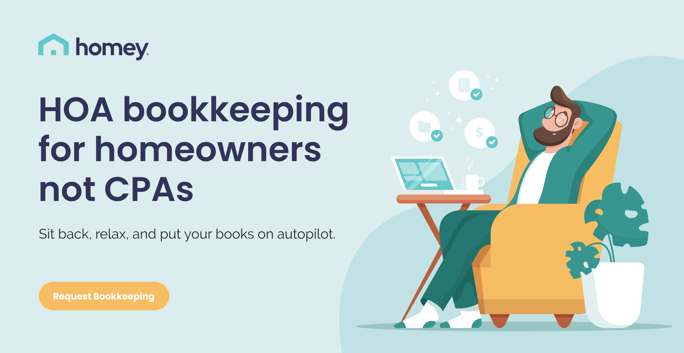 Homey HOA Bookkeeping for homeowners